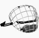 HOCKEY EQUIPMENT HELMETS AND CAGES CAGES AND VISORS