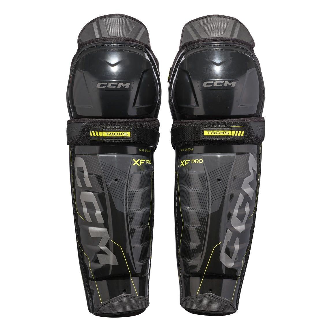 CCM TACKS XF PRO SHIN GAURDS - SENIOR